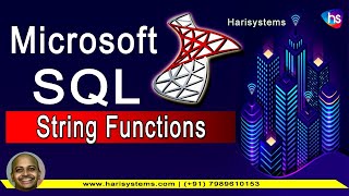SQL String Functions | SQL tutorial for beginners | Sekharmetla | Harisystems