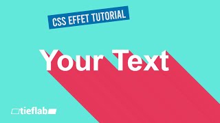 Flat Long Shadow Using CSS & content.Editable Javascript | CSS Text Shadow