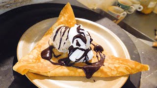 [Japanese cream crepes] A long-established dessert crepe shop popular in Kamakura [dessert crepe]