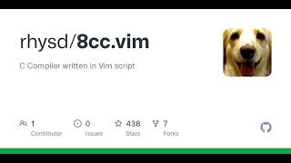 GitHub - rhysd/8cc.vim: C Compiler written in Vim script