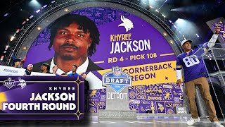 Vikings Select Oregon Cornerback Khyree Jackson With Pick No. 108 in the 2024 NFL Draft