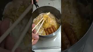 妻が起きる前に世界一美味しく日清のラーメン屋さんを作る#shorts