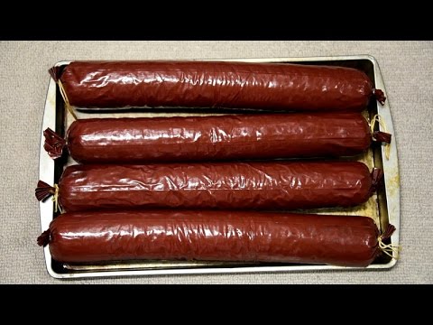 Best Deer Summer Sausage Smoked in Masterbuilt Electric Smoker Best Deer Summer Sausage Smoked in Masterbuilt Electric Smoker