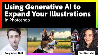 Using Generative AI to Expand Your Illustrations in Adobe Photoshop