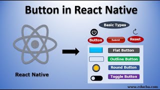 Button Types in React Native || React Native App Development Tutorial For Beginners