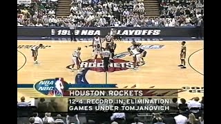 NBA On NBC - Lakers @ Rockets 1999 Playoffs Game 4!