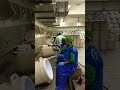 Beautiful view of Zamzam water tanks washing #zamzam #madina #masjidnabawi #trending #shorts #viral