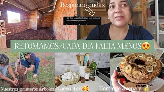 Vlogs:Habitación casi lista/Plantamos/Receta/Respondí porqué?