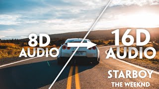 The Weeknd - Starboy [16D AUDIO | NOT 8D]🎧 ft. Daft Punk | Tiktok Song