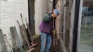 Day 2 - Water Sewers Drain and cleaning the block Paving