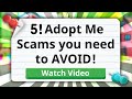 5 NEW Adopt Me Scams That You Need To AVOID!