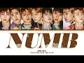 [AI COVER] EXO (엑소) - Numb (Orig. By CIX) (Color Coded Lyrics)