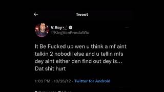 Tweets from King Von