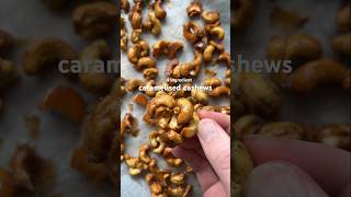 4 ingredient caramelised cashews 🤩 #4ingredients #recipeoftheday #easyrecipe