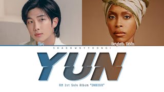 [CC] RM, Erykah Badu 'Yun' (Color Coded Lyrics) | ShadowByYoongi