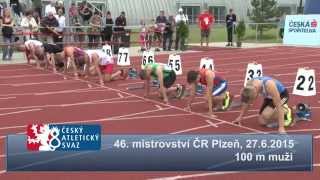 MČR mužů a žen 2015, 100 m muži