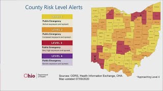 What are the implications of the state's COVID-19 alert system