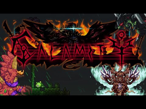 [Terraria] Calamity Mod All Bosses [Death Mode Difficulty] - YouTube