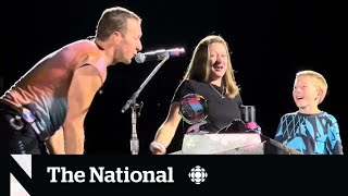 #TheMoment Coldplay's Chris Martin serenaded a 10-year old B.C. boy