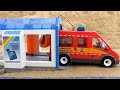 Funny story of washing toy trucks and rescue team police cars | Toy car collections video