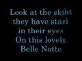 bella notte lyrics