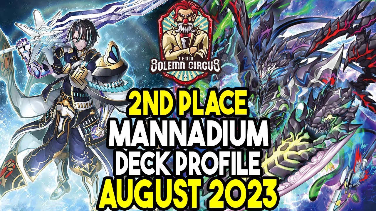 YU-GI-OH! 2nd Place Mannadium Deck Profile August 2023 - YouTube