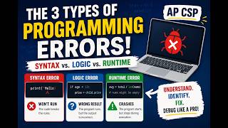 Stop Confusing These 3 Coding Errors! | AP CSP