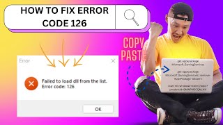 How to Fix Error Code 126 (Failed to load xgameruntime.dll. Error code :126)