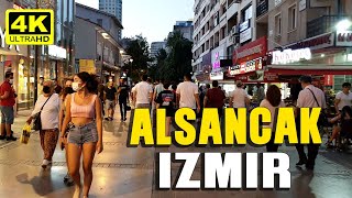 Izmir Alsancak Most Famous District Walking tour  | 4k UHD 60fps