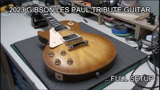 2023 Gibson Les Paul Tribute Guitar - Full Setup