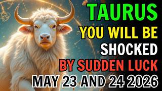 TAURUS ♉ A SHOCKING GOOD FORTUNE SURPRISES YOU 😮 TODAY’S HOROSCOPE – MAY 23 AND 24 2026 🌙