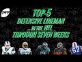 Top-5 Defensive Linemen in the NFL through 7 Weeks | PFF