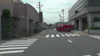 消防車緊急出動 Fire engine emergency / Japan（車載）