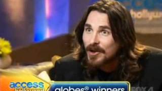 Christian Bale-Golden Globes interviews #2