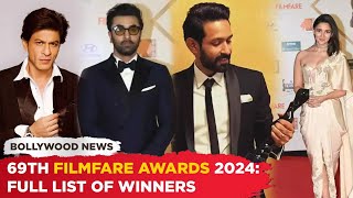 69th Filmfare Awards 2024: Full List Of Winners #filmfareawards2024