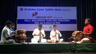 Nadhaswara Thavilisai Festival 2020 @ Brahma Gana Sabha— 31 Jan 17.00 — #1/2