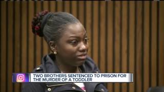 Two brothers sentenced to prison for murder of a toddler