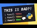 OPTIMIZING Your Python Code Is Actually A BAD Thing?!