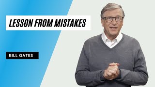Bill Gates: Lesson from Mistakes (Motivational) #short