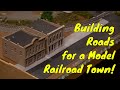 Model Railroad Town: Building a Road!