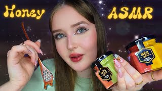 ASMR🍯ИТИНГ МЕДА 🐻Тестируем мёд-суфле💞 testing honey