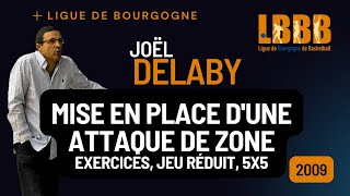 Mise en place d'une attaque de zone (Exercices, jeu réduit, 5c5) Joël Delaby