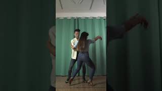 Couple Bachata dance mini coreo : 한국 러시아 커플의 바차타댄스 #shorts