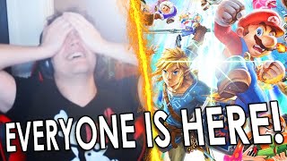 SMASH BROS ULTIMATE "Everyone is Here" E3 2018 Trailer REACTION