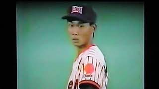 1989福岡ダイエーホークス松本卓也　矢野実VS西武ライオンズ　西武球場　伊東勤　田辺徳雄　安部理　辻発彦　石毛宏典　吉竹春樹　清原和博