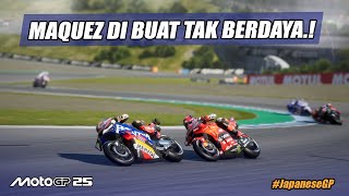 RACE MotoGP 2025❗MARQUEZ BABAK BELUR DI HAJAR HABIS-HABISAN 😱DUCATI GP25 DI SABOTASE❓ #JapanenseGP