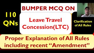 BUMPER MCQ ON Leave Travel Concession(LTC)