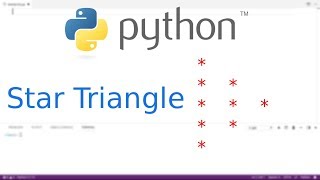Python Patterns: Making full Star Triangle using asterisk in python