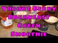 Nutribullet Yogurt Berry Green Breakfast Smoothie