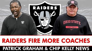 Raiders Fire More Coaches + Good News For Patrick Graham \u0026 Chip Kelly Press Conference Reaction